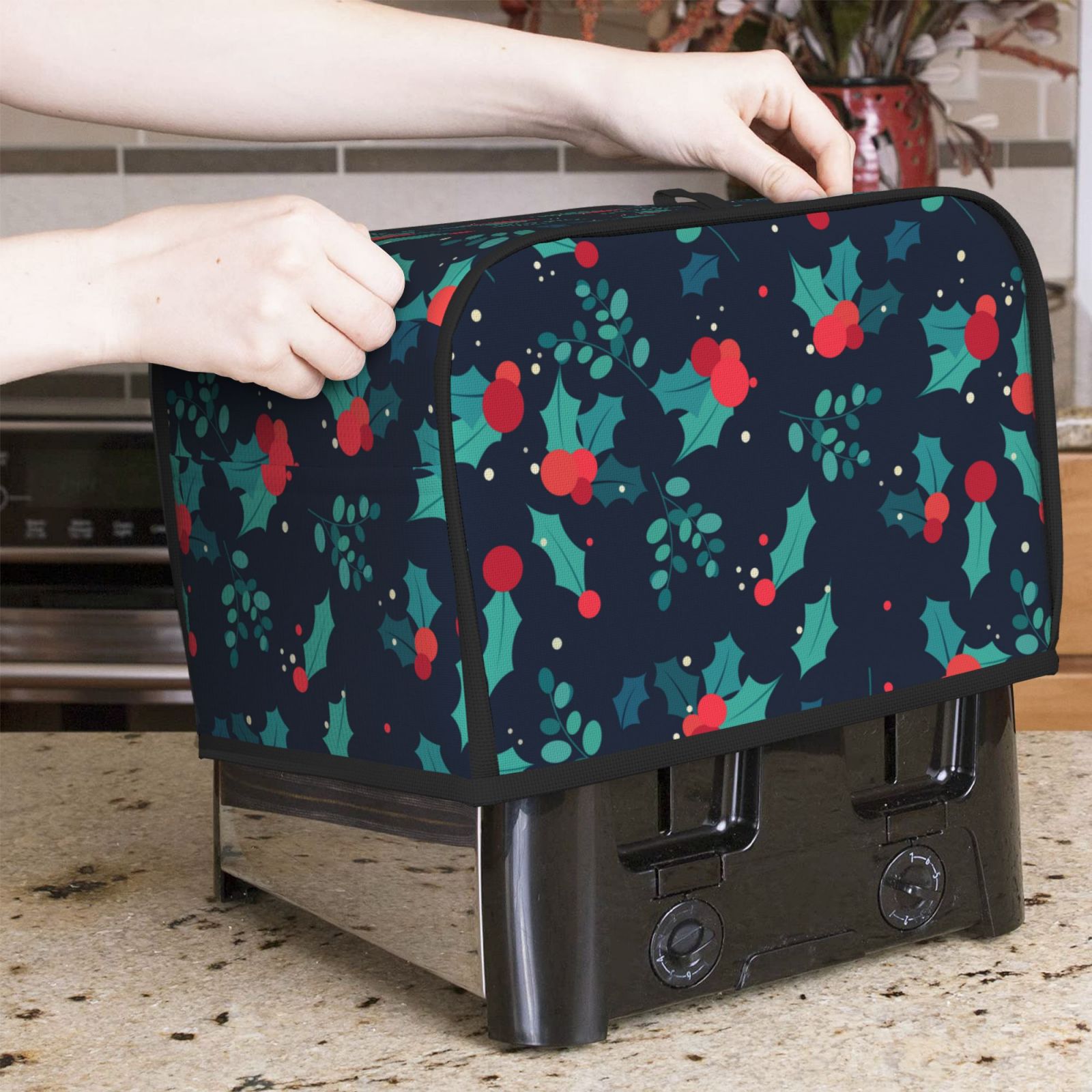Toaster 4 Slice - Kerst Fruit Print 2 Slice 4