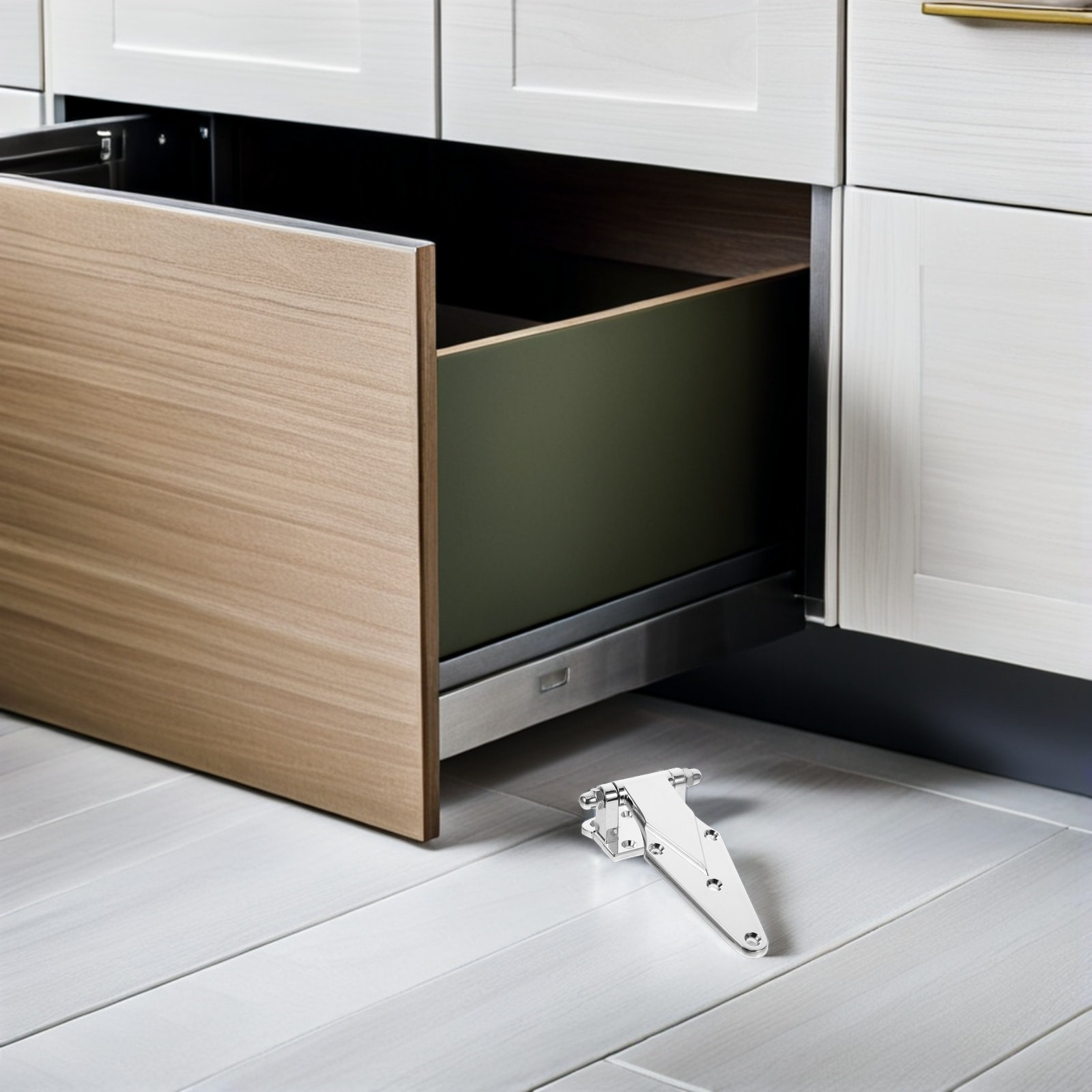 Kitchen Appliances Usa - Koudopslagdeurscharnieren, zware uitvoering, van zinklegering, voor