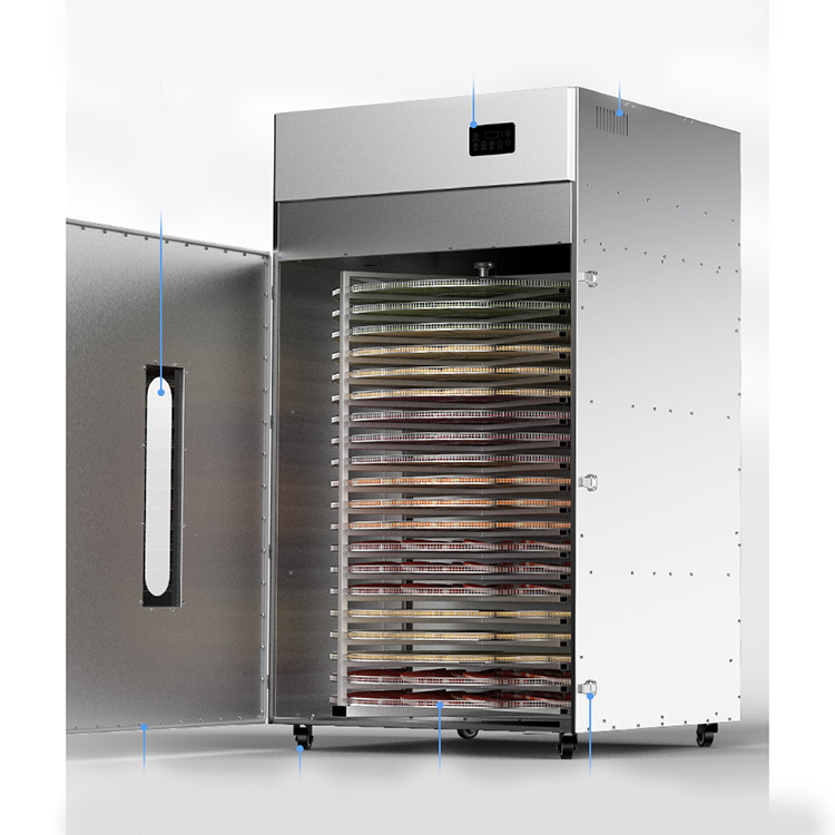 Dehydrator Tray Electric - 20-laags uitdroging roterende trays Numerieke capaciteit