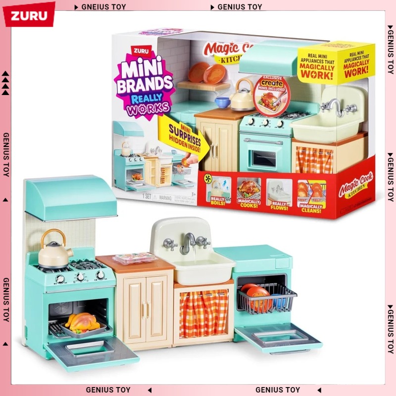 Kitchen Appliances For Cooking - Zuru Mini Brands Magic Cook Keukenset