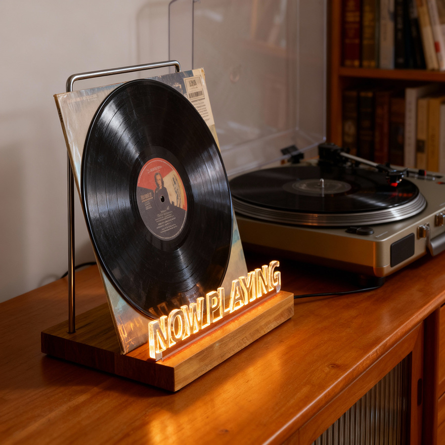 Kitchen Appliances Holder - Vinylplatenhouder, Koffieshop Decoratie Esthetische CD-plank Displayrek,