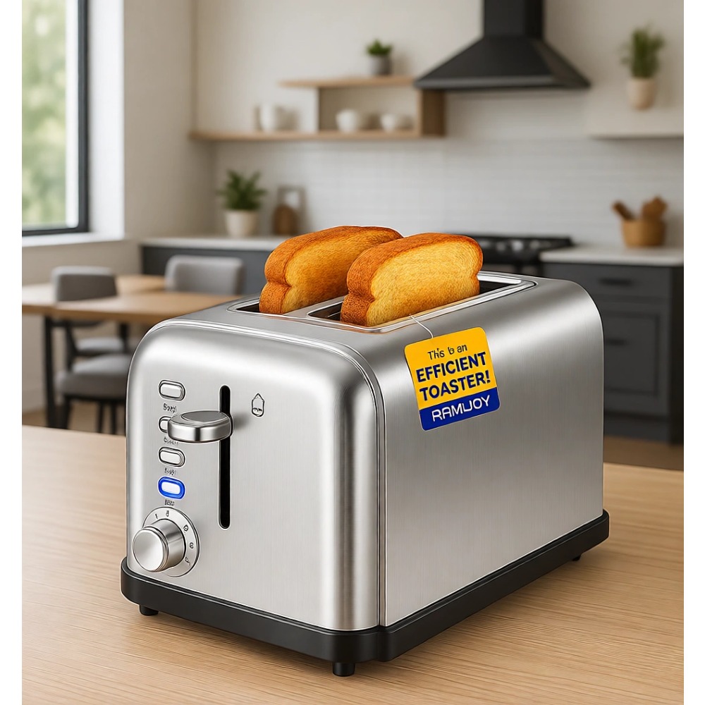 Toaster 4 Slice - Extra brede broodrooster voor 2 sneden,
