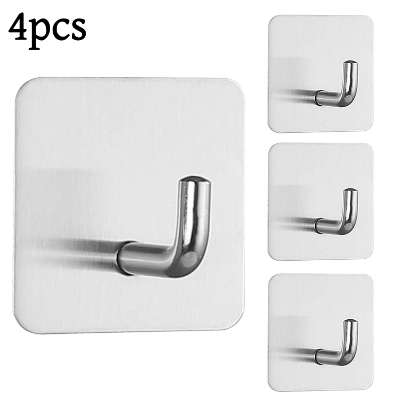 Kitchen Appliances Holder - 2-4 stuks zelfklevende muurhaak handdoekhouder deurdoek