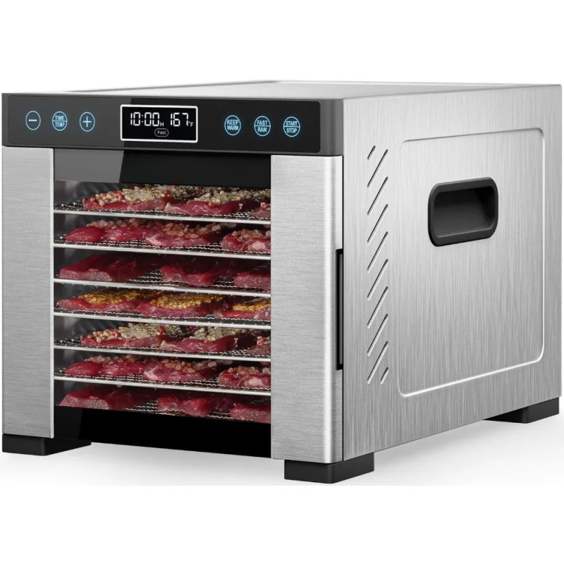 Dehydrator Tray Electric - Mill Pro Voedseldroger – Roestvrijstalen bakjes,