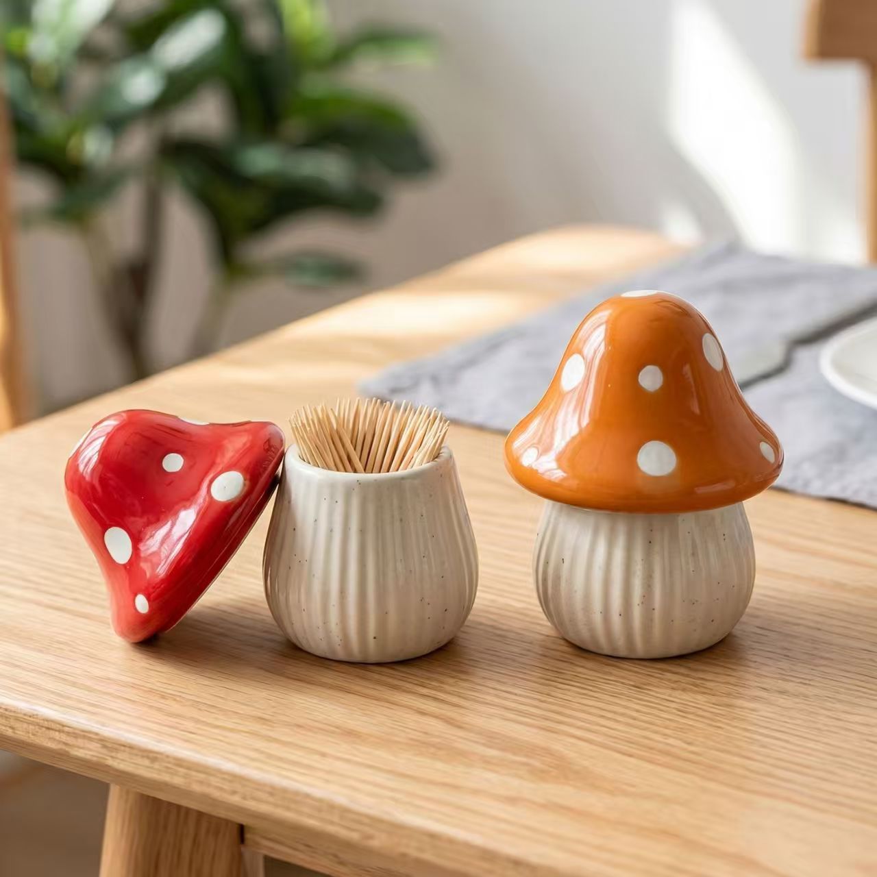 Cartoon Paddestoel Keramische  - Kitchen Appliances Holder recensie en prijs