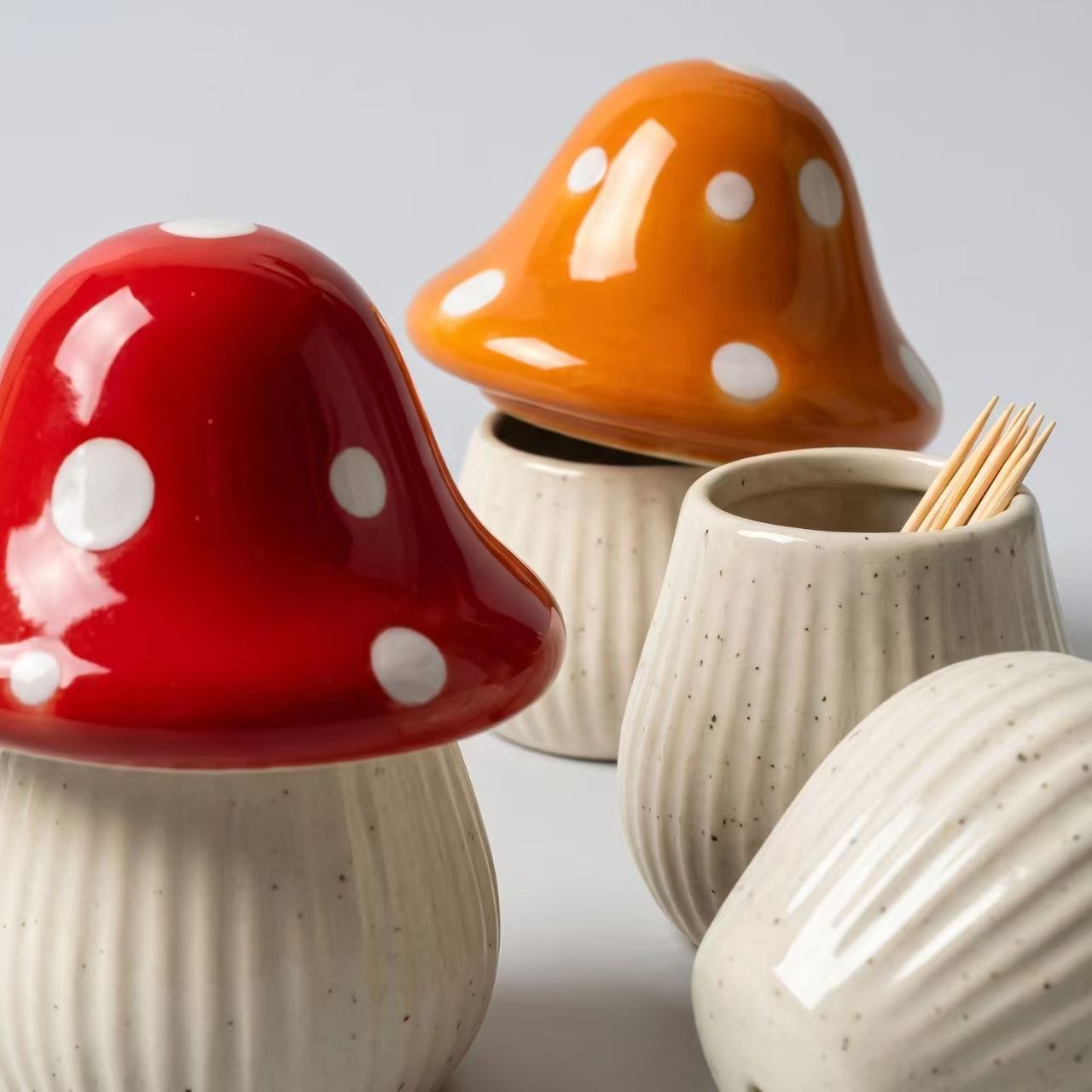 Cartoon Paddestoel Keramische  - Kitchen Appliances Holder recensie en prijs