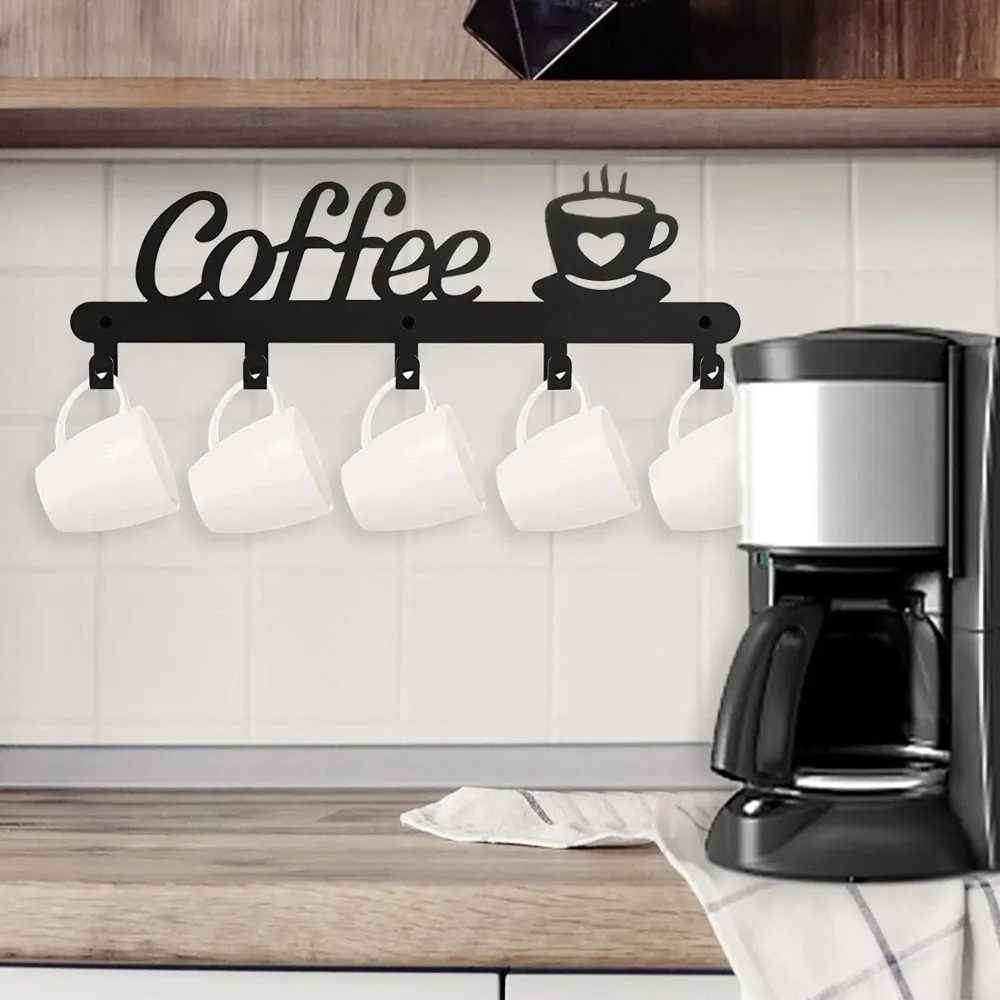 Metalen wandgemonteerde koffie - Kitchen Appliances Holder recensie en prijs