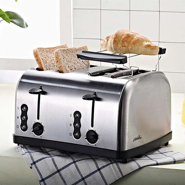 4-snijders elektrische broodro - Toaster 4 Slice recensie en prijs