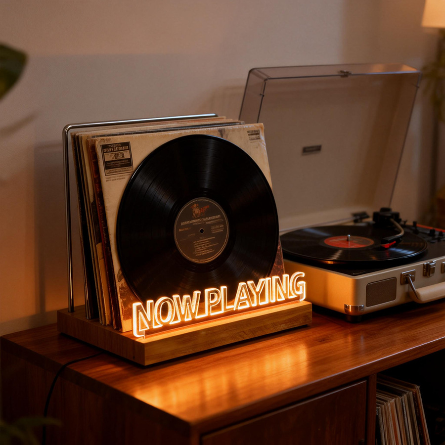 Vinylplatenhouder, Koffieshop  - Kitchen Appliances Holder recensie en prijs