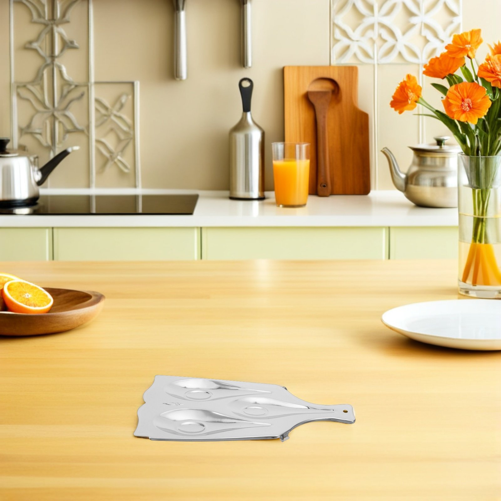 Roestvrijstalen lepelsteun met - Kitchen Appliances Holder recensie en prijs