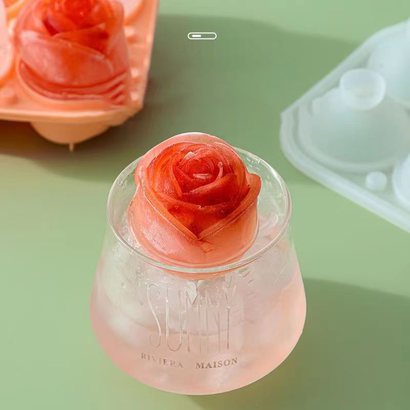 3D Rose Ice Mallen 4 Gaten Ijs - Kitchen Appliances Holder recensie en prijs