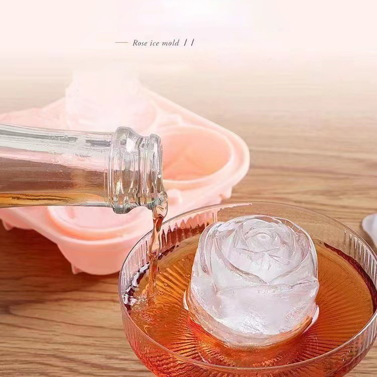 3D Rose Ice Mallen 4 Gaten Ijs - Kitchen Appliances Holder recensie en prijs