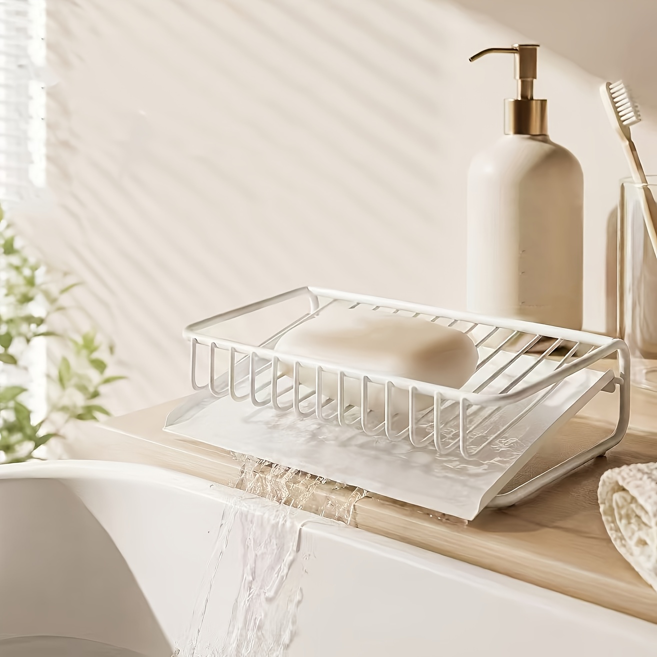 1 stuk plastic zeepbakje met a - Kitchen Appliances Holder recensie en prijs