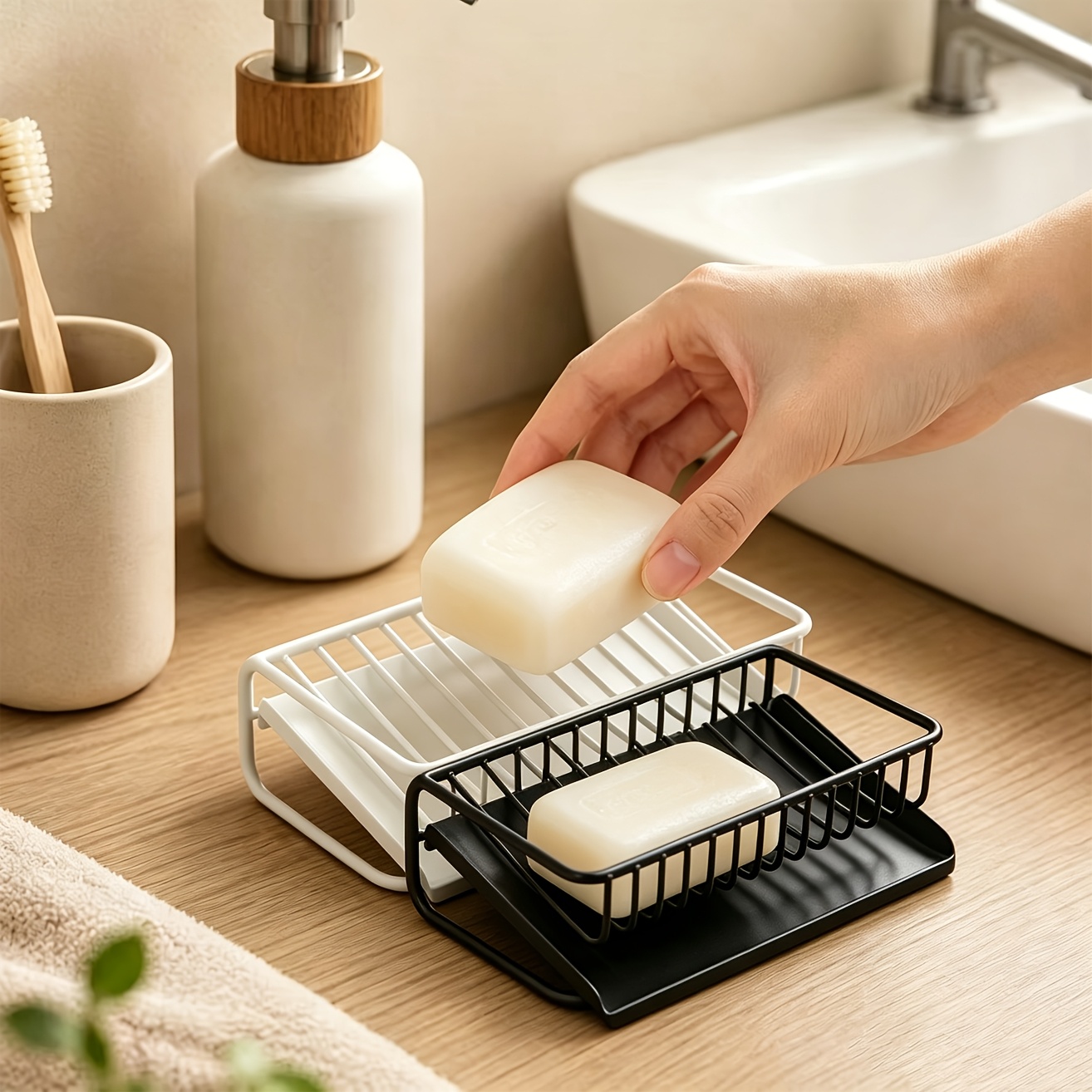 1 stuk plastic zeepbakje met a - Kitchen Appliances Holder recensie en prijs