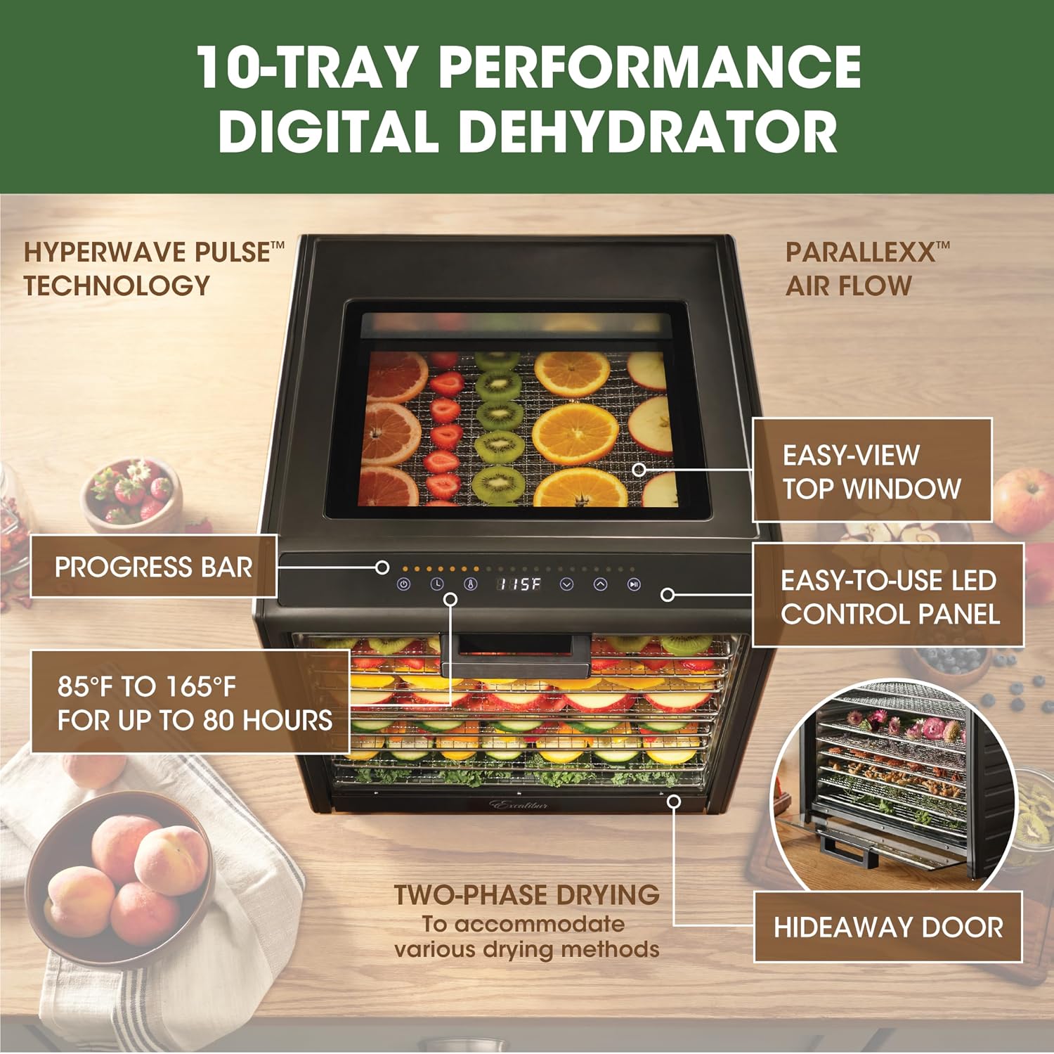 Elektrische voedseldroger Perf - Dehydrator Tray Electric recensie en prijs