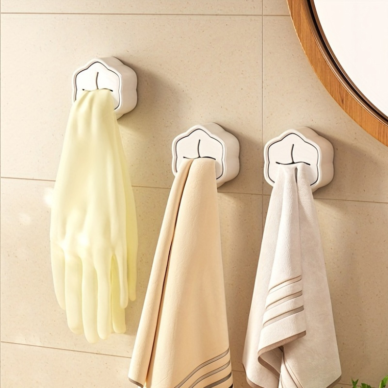 6 STKS Zelfklevende handdoekho - Kitchen Appliances Holder recensie en prijs