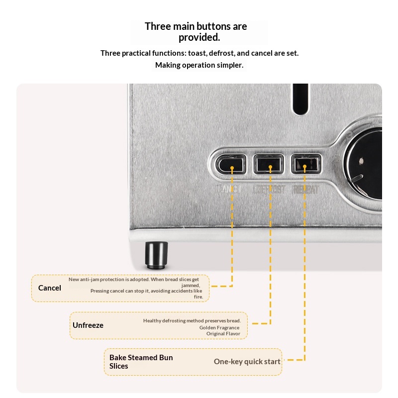 Volledig automatische roestvri - Toaster 4 Slice recensie en prijs