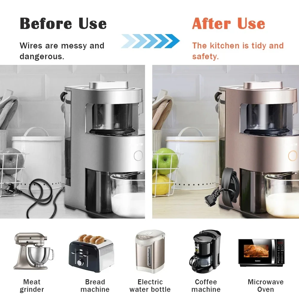 MAOYYE 6pcs/4pcs Kabelhaspel K - Kitchen Appliances Holder recensie en prijs