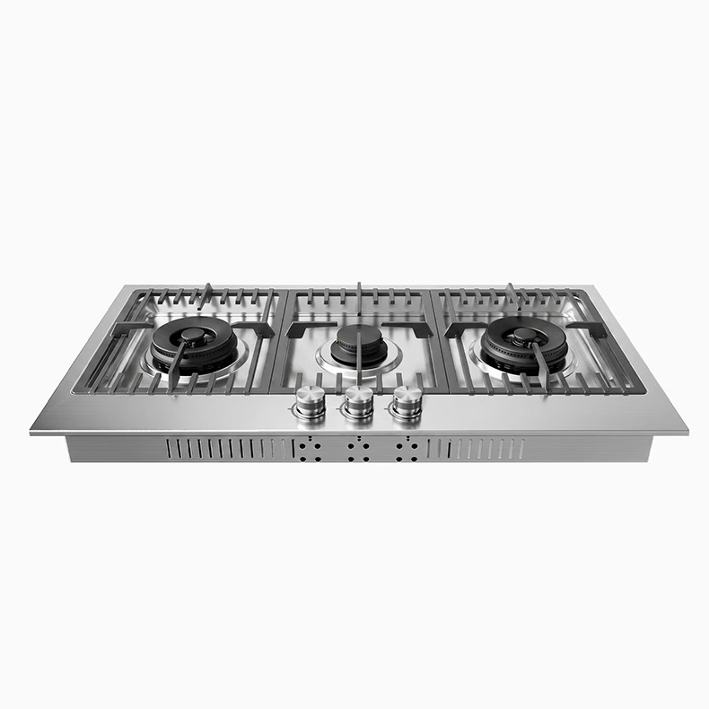 304 RVS gasfornuis, 3 branders - Kitchen Appliances Built In recensie en prijs