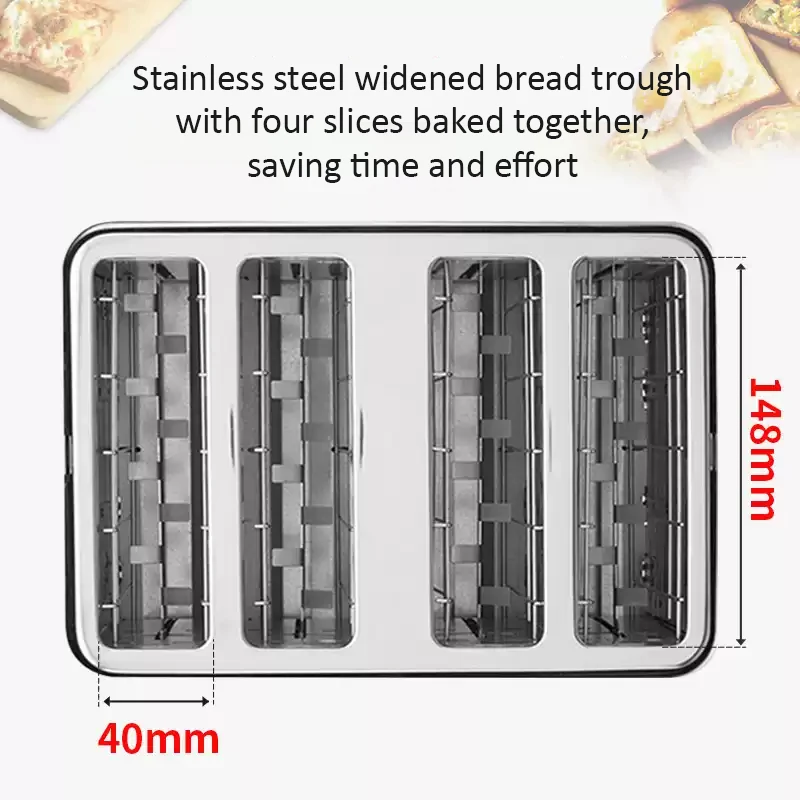 Commercieel hotel en thuis 4-s - Toaster 4 Slice recensie en prijs