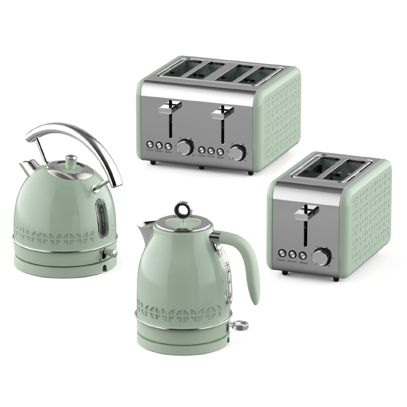 Retro 4-in-1 ontbijtset appara - Toaster 4 Slice recensie en prijs