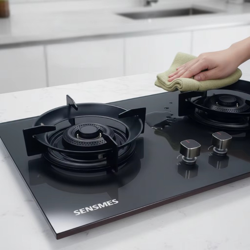 Zwart gehard glazen paneel 2-p - Kitchen Appliances Usa recensie en prijs