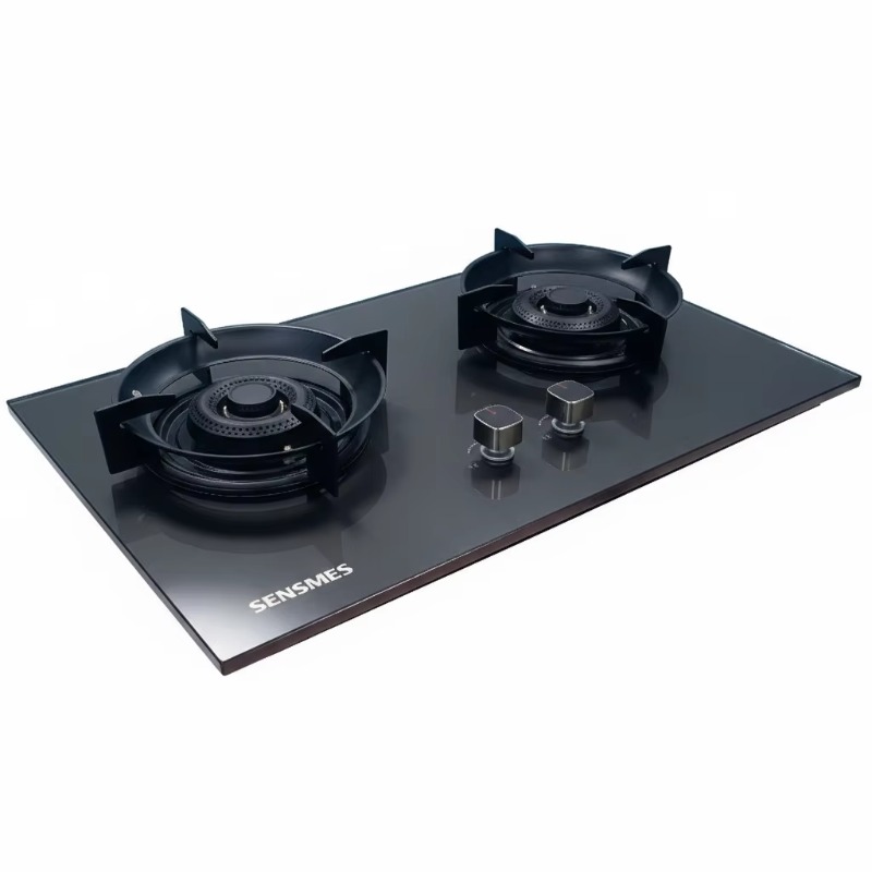 Zwart gehard glazen paneel 2-p - Kitchen Appliances Usa recensie en prijs